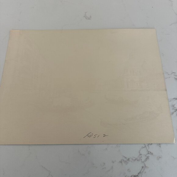 Large Vintage Calendar Art Print of the Grand Canal in Venice, Italy - Picture 6 of 6